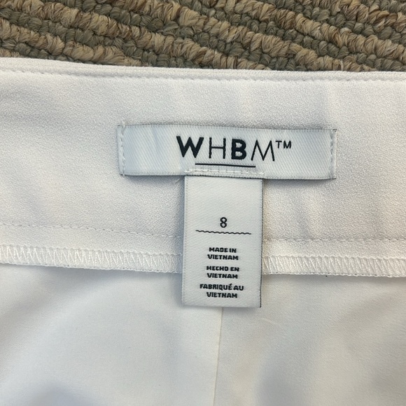 Women’s wide leg White High Waisted Pants - Picture 2 of 3